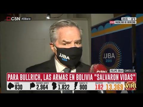 ARMAS a BOLIVIA | Felipe SOLÁ: No tengo NINGUNA DUDA de la participación de GENDARMERÍA