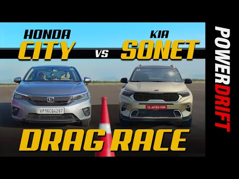 Honda City vs Kia Sonet | Drag Race | Episode 6 | PowerDrift