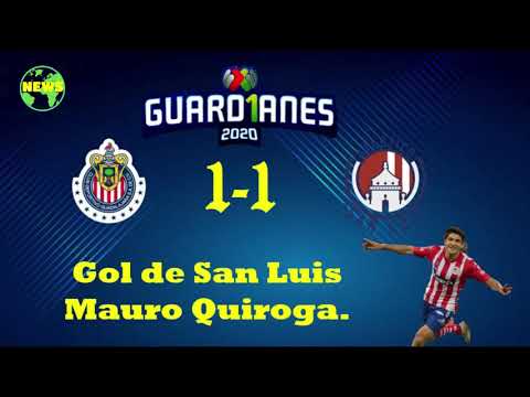 Gol de San Luis Mauro Quiroga Chivas vs San Luis | Apertura 2020 - Jornada 5 | Mexican News??