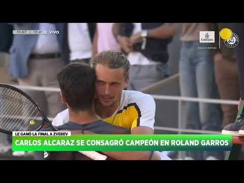 Carlos Alcaraz se consagró campeón en Roland Garros ?HNT con Nacho Goano? 10-06-24
