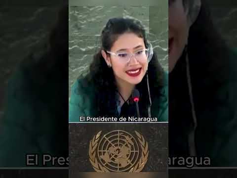 CONTUNDENTE mensaje de NiCARAGUA en la ONU | Sátira política   #shorts