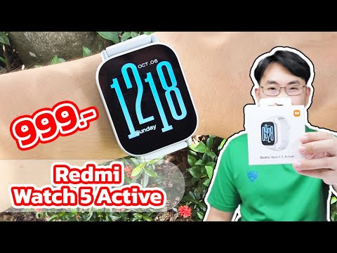 Mr.P Mk RedmiWatch5Activeจอใหญ่2นิ้วฟังก์ชั่นครบโทรได้ออกกำลังกาย140