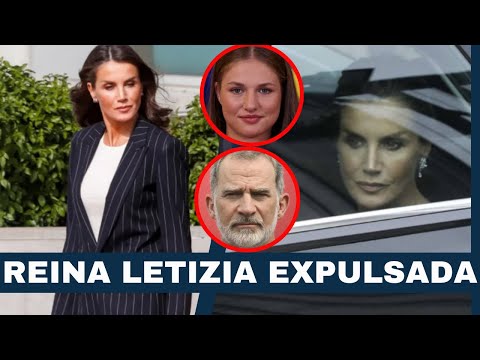 LA REINA LETIZIA EXPULSADA de ACTO MILITAR por EL REY FELIPE VI ¡LA PRINCESA LEONOR REACCIONA!