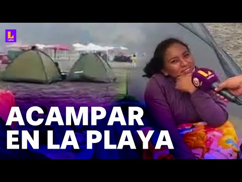 Playa 'León Dormido': Familias celebran Semana Santa frente al mar