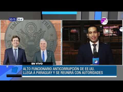 Alto funcionario anticorrupción de Estados Unidos llegó a Paraguay