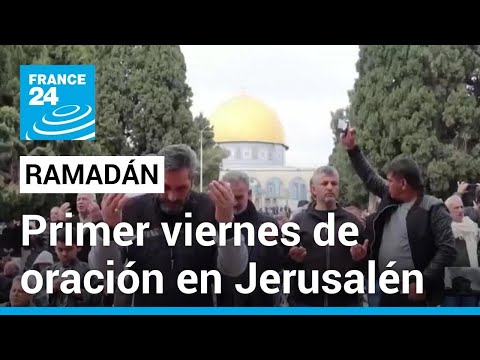 Primer viernes de oración del Ramadán en Jerusalén altamente custodiado por policías israelíes