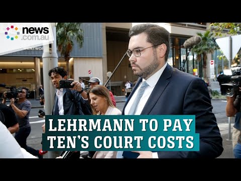 Lehrmann to pay Ten’s costs