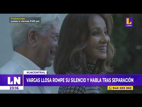 Mario Vargas Llosa rompe su silencio y habla tras su separación con Isabel Preysler