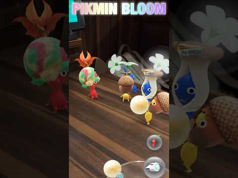 ピクミンの転倒後の動きがかわいいです🩷頭、重いねw #pikmin #pikminbloom #ピクミン