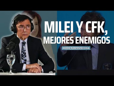 Milei y CFK como ejemplos de la espectacularización política