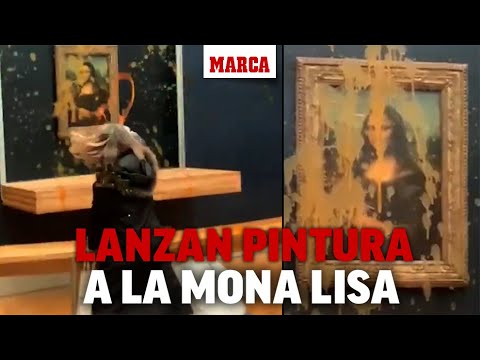 Lanzan pintura sobre la Mona Lisa en el Louvre I MARCA