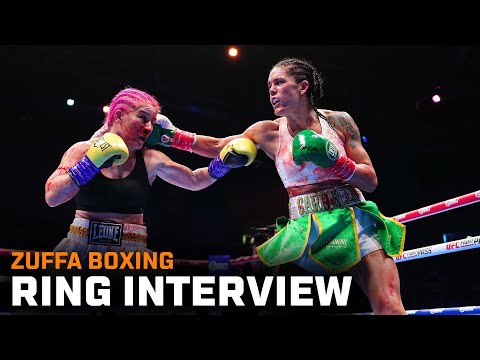 Shauna OKeefe Ring Interview | Zuffa Boxing