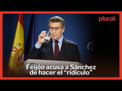 Feijóo descarta una moción de censura y acusa a Sánchez de hacer el ridículo