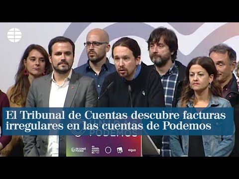 El Tribunal de Cuentas descubre facturas irregulares y sin justificar en las cuentas de Podemos