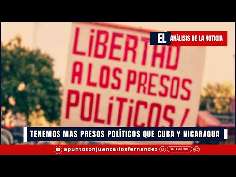 Tenemos mas presos políticos que Cuba y Nicaragua / El Análisis de la Noticia