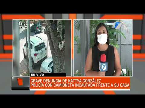 Kattya González denuncia vehículo sospechoso frente a su casa