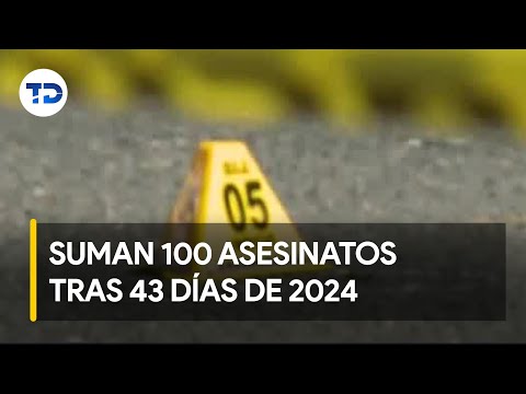 Costa Rica alcanza los 100 asesinatos en 2024