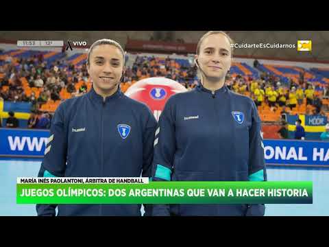 La primera dupla femenina de América para arbitrar en los JJOO en Hoy Nos Toca a las Diez