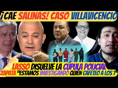 ¡CAE FAUSTO SALINAS! Remezón en la CÚPULA POLICIAL por CASO VILLAVICENCIO | Horas Cruciales Ecuador