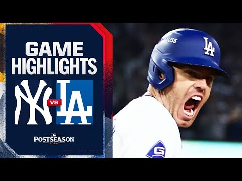 Yankees vs. Dodgers World Series Game 1 Highlights (10/25/24) | MLB Highlights