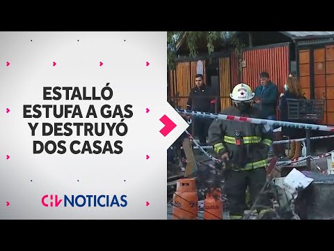 Cilindro de gas explotó y destruyó dos casas en Puente Alto: “Se escuchó como un terremoto”