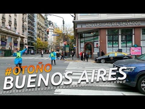 Recorriendo CIUDAD DE BUENOS AIRES EN OTOÑO  | ARGENTINA | 4K Walking Tour VLOG