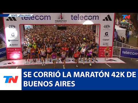 Maratón de Buenos Aires: 12 mil inscriptos corrieron los 42k. El keniata Kiplagat ganó la carrera.