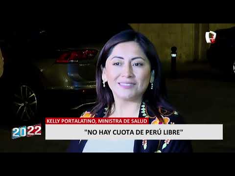 Kelly Portalatino niega 'cuota de Perú Libre' en su designación como titular del Minsa