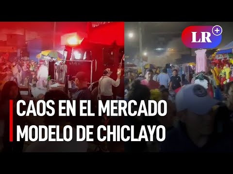 EXPLOSIÓN de PIROTÉCNICOS en el MERCADO MODELO de CHICLAYO dejó varios HERIDOS | #LR