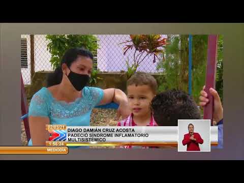 Cuba: Diago Damian Cruz, niño que sufrió enfermedad asociada a la Covid-19