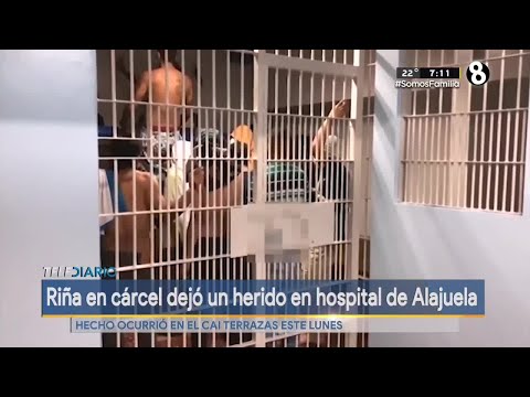 Riña en cárcel dejó un herido en hospital de Alajuela