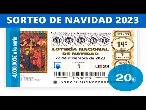 Resultado del sorteo LOTERIA DE NAVIDAD ESPAÑA 2023.