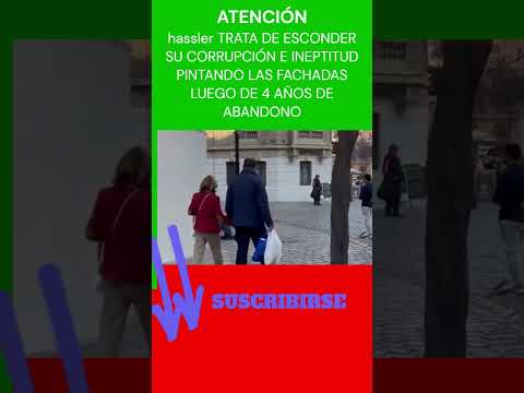 SÓLO POR LAS ELECCIONES, LUEGO DE 4 AÑOS DE ABANDONO #hassler PINTA ALGUNAS CASAS PARA ENGAÑAR