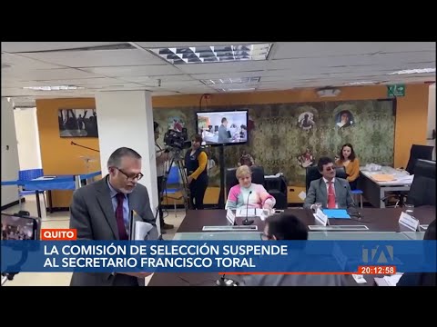 Comisión de selección del Contralor suspende al secretario Francisco Toral