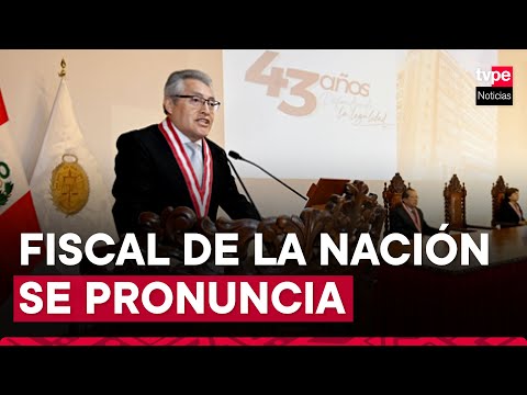 Fiscal de la nación a favor de reponer el equipo especial policial que apoya la labor del Eficcop