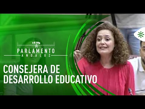 Parlamento andaluz | Comparecencia consejera de Desarrollo Educativo
