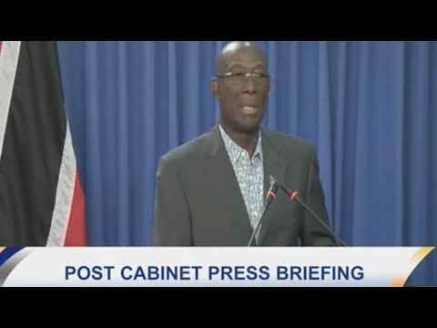 Prime Minister Dr. Keith Rowley Post cabinet- Integrity Commission, LGE 2023 & Citizen Security