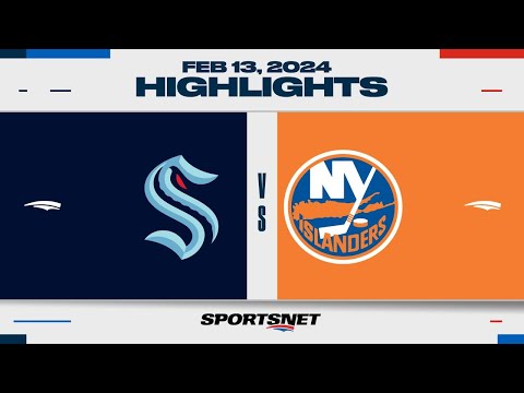 NHL Highlights | Kraken vs. Islanders - February 13, 2024