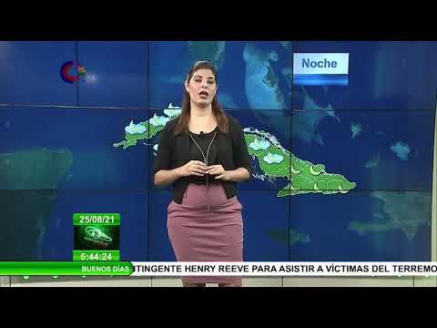 Pronostico del Tiempo en Cuba: 25 de agosto de 2021