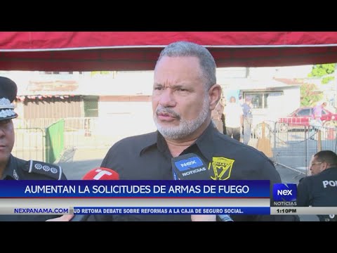 Aumentan solicitudes de armas de fuego en Panama?