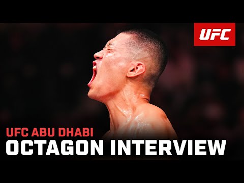 Steven Nguyen Octagon Interview | UFC Abu Dhabi
