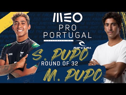 Surfing🌅🌊 Samuel Pupo vs Miguel Pupo MEO Pro Portugal - Round of 32 Heat Replay