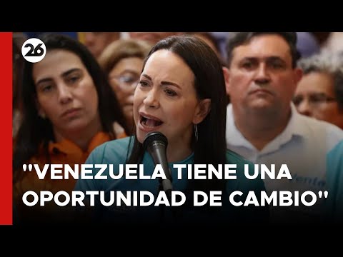 Corina Machado: Venezuela tiene una oportunidad real de cambio