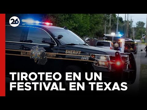 EEUU | Tiroteo durante un festival en Texas deja 2 muertos y varios heridos