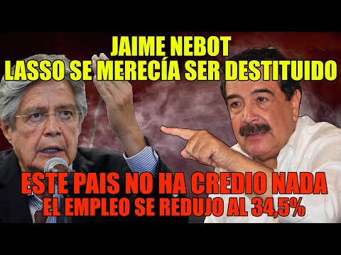 Jaime Nebot Lanza Duro Ataque a Guillermo Lasso: 'Se Merecía ser Destituido