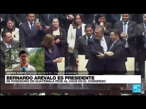 Informe desde Ciudad de Guatemala: reacciones internacionales a la posesión de Arévalo • FRANCE 24