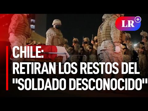 Chile: retiran los restos del Soldado desconocido que yacían desde 1931 a los pies de un monumento