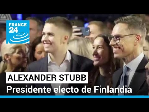 El conservador Alexander Stubb gana las presidenciales en Finlandia • FRANCE 24 Español