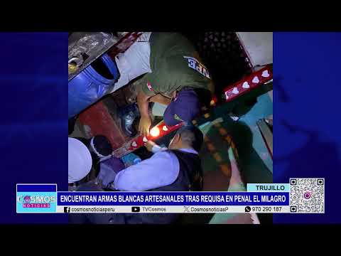Trujillo: encuentran armas blancas artesanales tras requisa en Penal El Milagro
