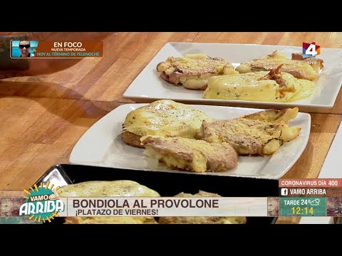 Vamo Arriba - Bondiola de cerdo al provolone con papas aplastadas al romero